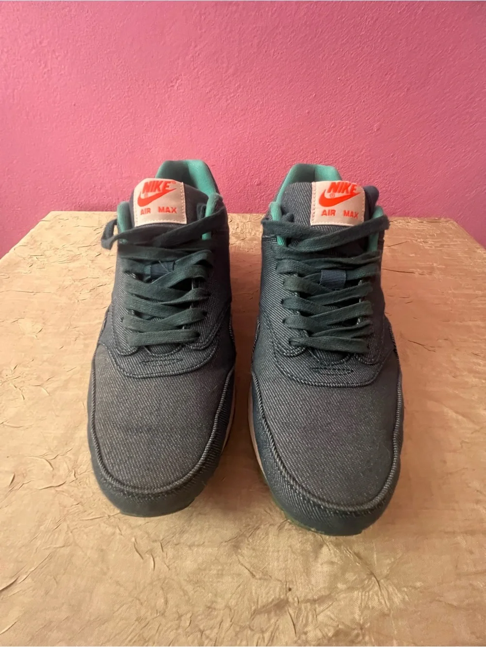Nike Air Max 1 Essential Obsidian Light Bone Men’s Size 10 512033-414
